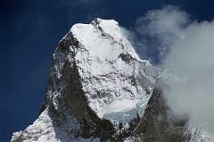 
Muztagh Tower Summit Area Close Up From Baltoro Glacier On Trek From Goro II to Concordia
